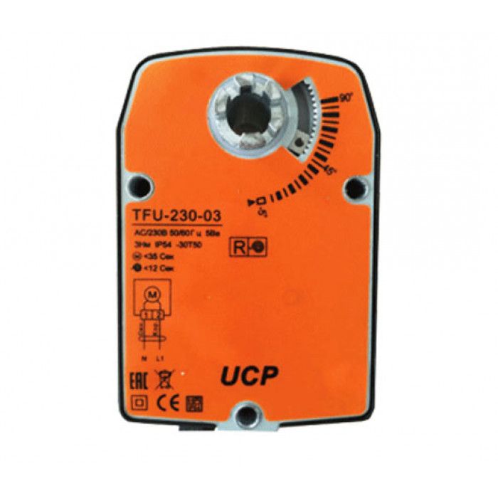 Электропривод UPC с возвратной пружиной TFU-230-03