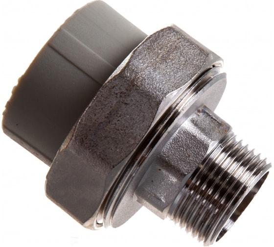 VALFEX Муфта PP-R сер комб разъем Дн20х1/2" НР 10156015Г 127-0341