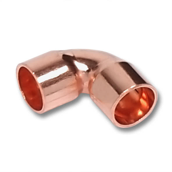 Отвод 90° Sanha 5000 DN15-15 пайка-пайка медь двухраструбный