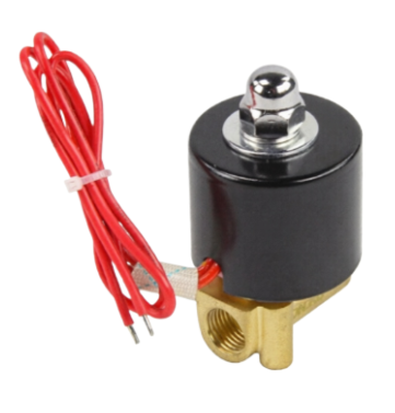 Клапан электромагнитный DN.ru VS100-VT-NC-220VAC 1/8" Ду6 Ру10 корпус - латунь, уплотнение - Viton, резьбовой, нормально-закрытый, прямого действия, катушка - 220В