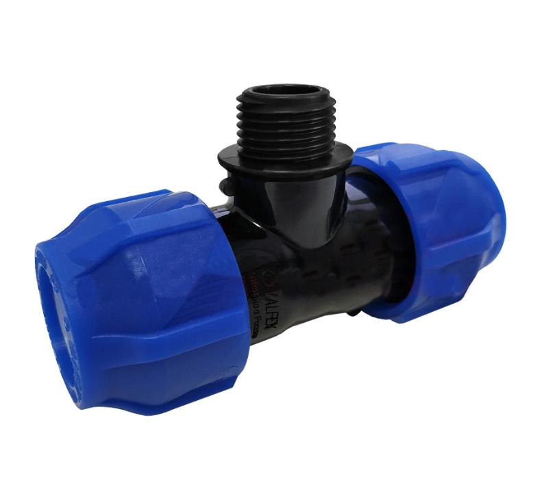 Тройник Valfex 20-1/2"-20 обжим-резьба наружная PP-R