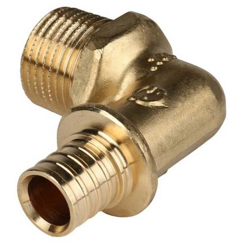Угольник 20-3/4" General Fittings 3400 надв.гильза-резьба, нар., латунь