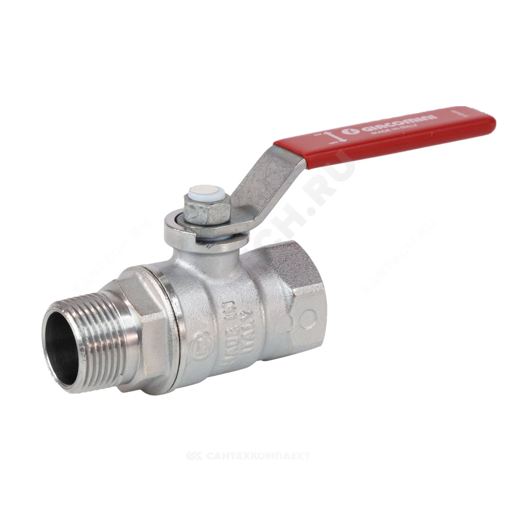 Кран шаровой с вн./нар. резьбой 3/8" Giacomini R254LX002