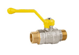 Кран шаровой латунный LD Pride НР-НР газовый Ду20 (3/4")