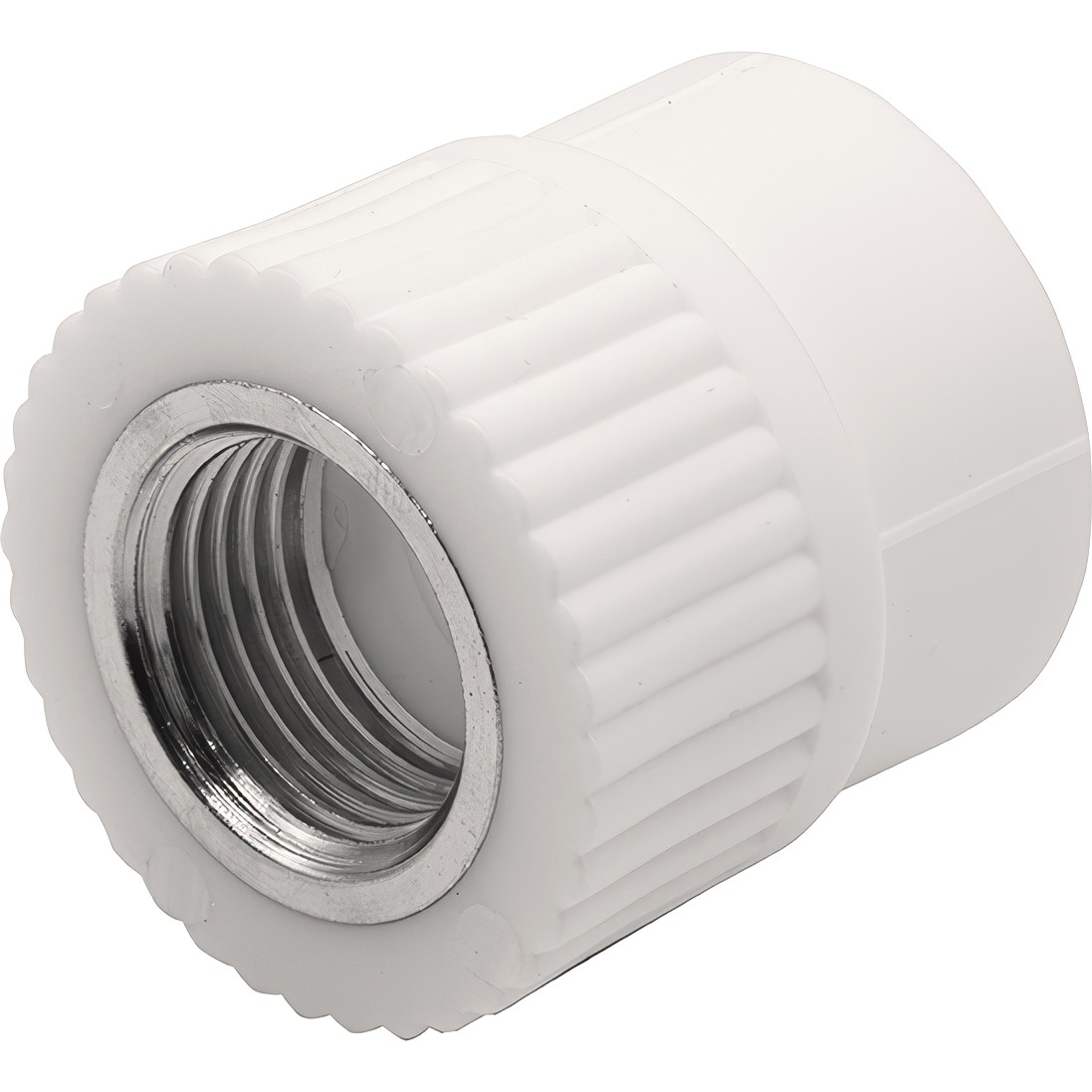 Муфта THERMOLIGHT комбинированная PP-R ВР 32х3/4" белый (10/140)