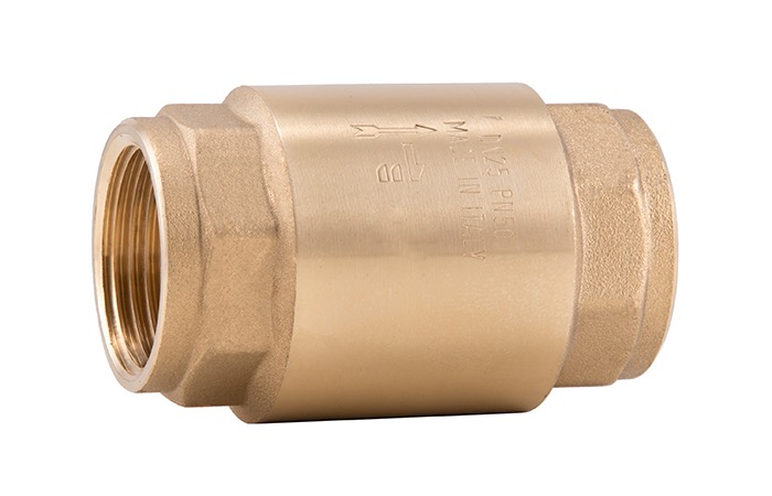 Клапан обратный осевой General Fittings 7Y00 R7 Ду25 Ру16 латунь муфтовый