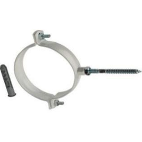 Крепление к стене ROMMER D100 белое RAL металлическое