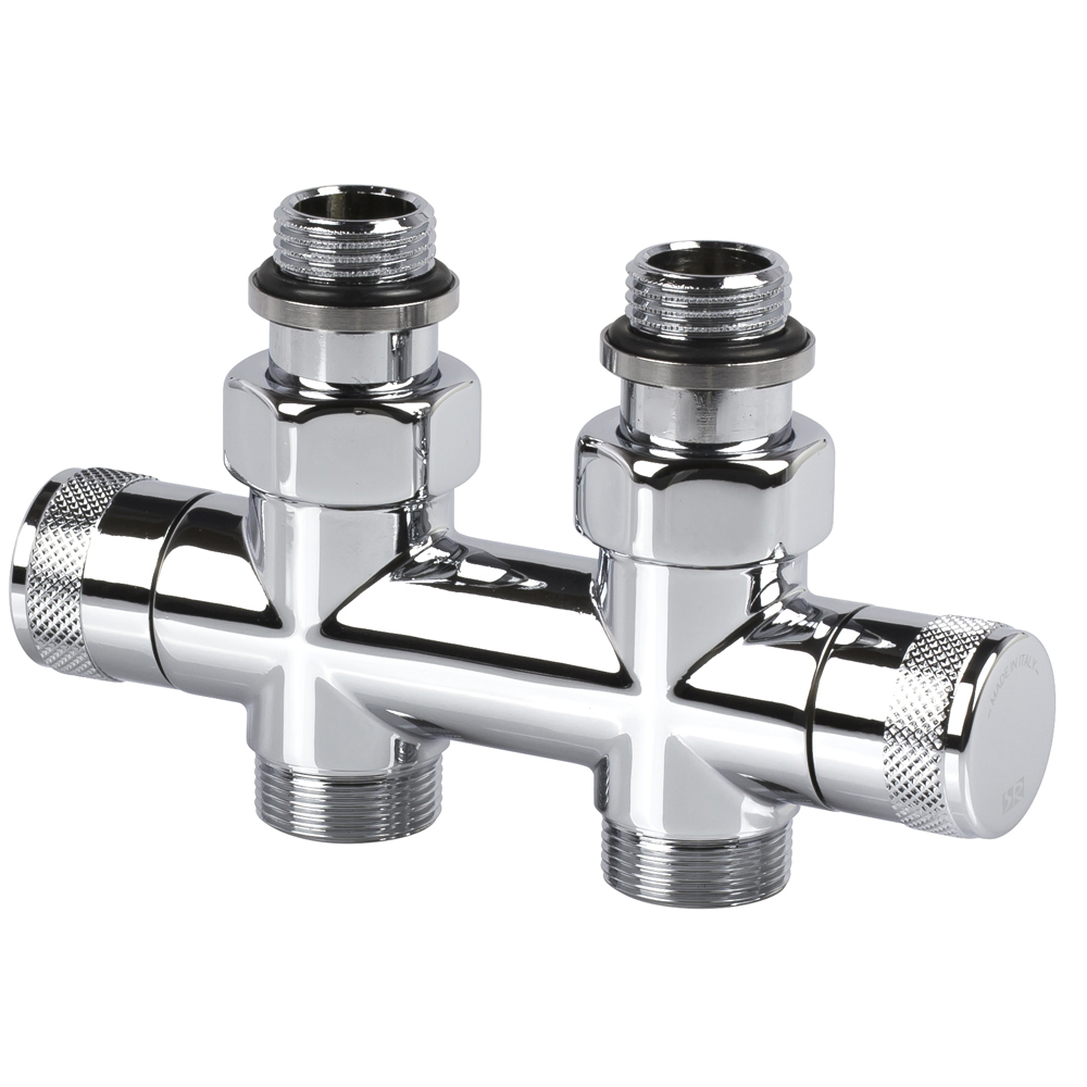 Узел прямой SR Rubinetterie Tondera 1/2"х3/4" Е хром