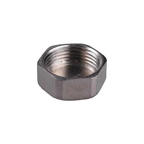 Заглушка General Fittings 2600, резьба, вн. 1/4", латунь никелированная