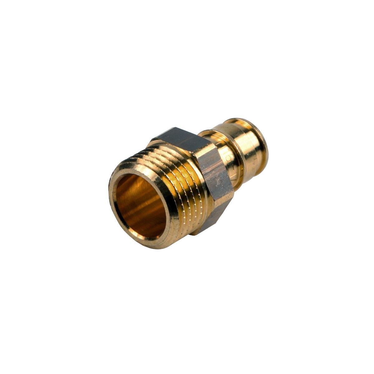 Муфта PE-X лат радиал Дн20х1/2" НР Q&E Uponor