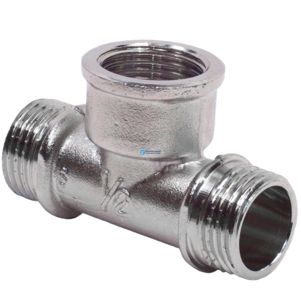 Тройник AQUALINK никель НВН 3/4