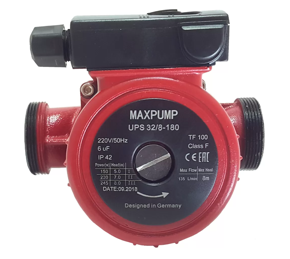 Циркуляционный насос MAXPUMP UPS 32/8-180