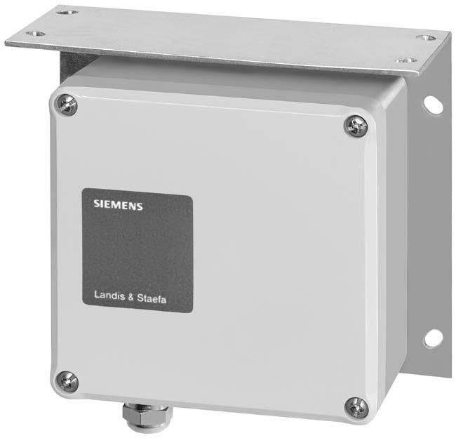 Датчик перепада давления для жидкостей и газов Siemens серии BPZ:QBE61.3-DP2 0...2 БАР