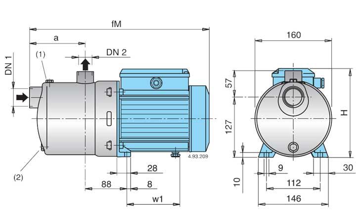 Насос Calpeda MXH 1604/A