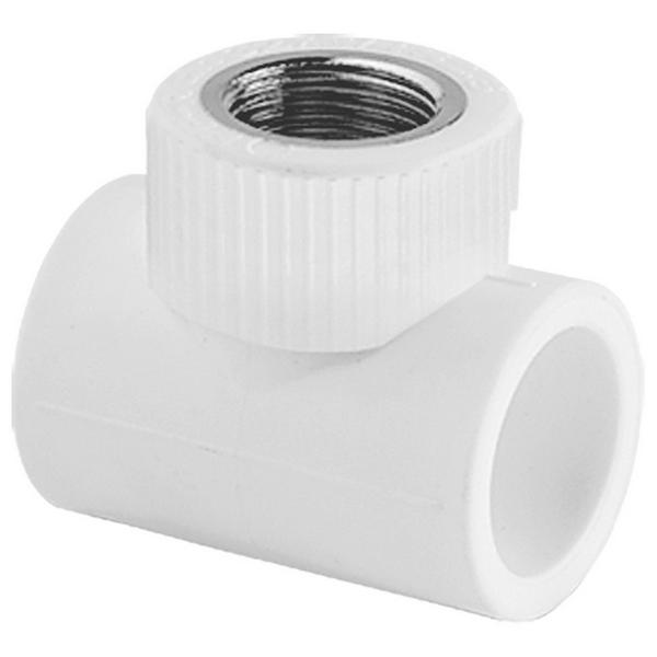 Тройник TEBO бел. PP-R комб. 20х1/2" ВР (20/120)