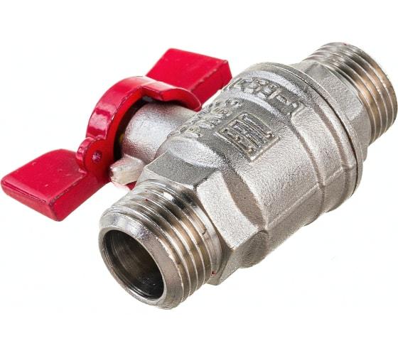 Кран шаровой Valfex PREMIUM для ВОДЫ 3/4" НР/НР, бабочка