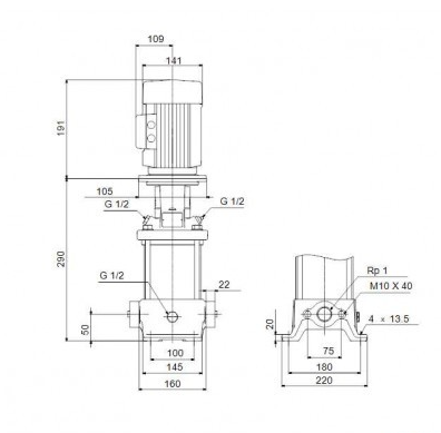 Насос Grundfos CR3-5 A-A-A-E-HQQE 3x230/400 50HZ