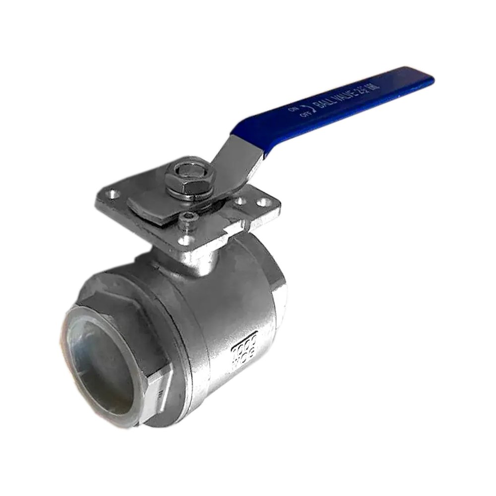 Кран шаровой Newkey муфтовый под привод нержавеющий (2PC)  AISI304 DN40 (1_1/2")  (CF8)  PN64