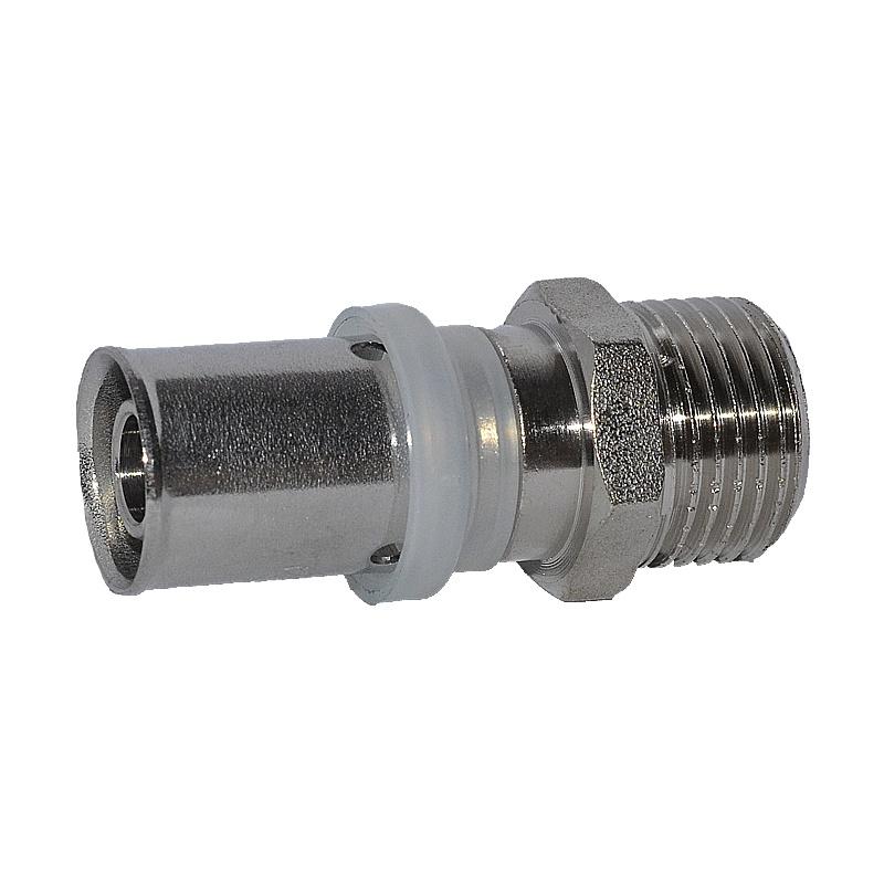 Пресс соединитель ViEiR S16X1/2"M