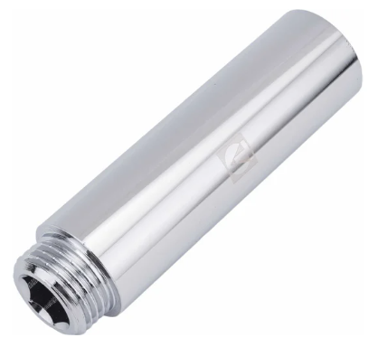 Фитинг Valtec VTR.198.C.0480 резьбовой – удлинитель хромированный