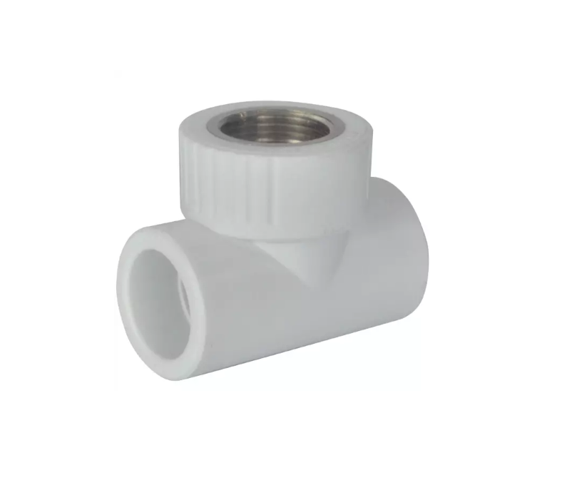 Тройник PP-R комбинированный белый Дн20х1/2" ВР РосТурПласт 10743