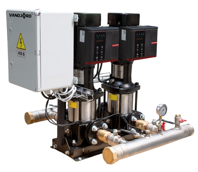 Насосная станция повышения давления Vandjord Hydro-ME 2 CRVE 1-6 G2-B-R-50-16-A