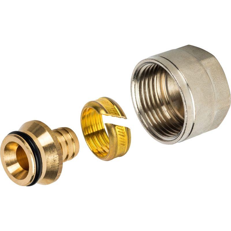 Фитинг компрессионный 16х2,2x1/2 для PEx труб STOUT