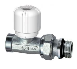 Вентиль термостатический прямой с преднастройкой, FAR 1/2"М24х19, EPDM