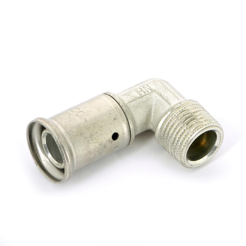 Угольник 90° 32-1", Henco P, 5, пресс-резьба, нар., латунь