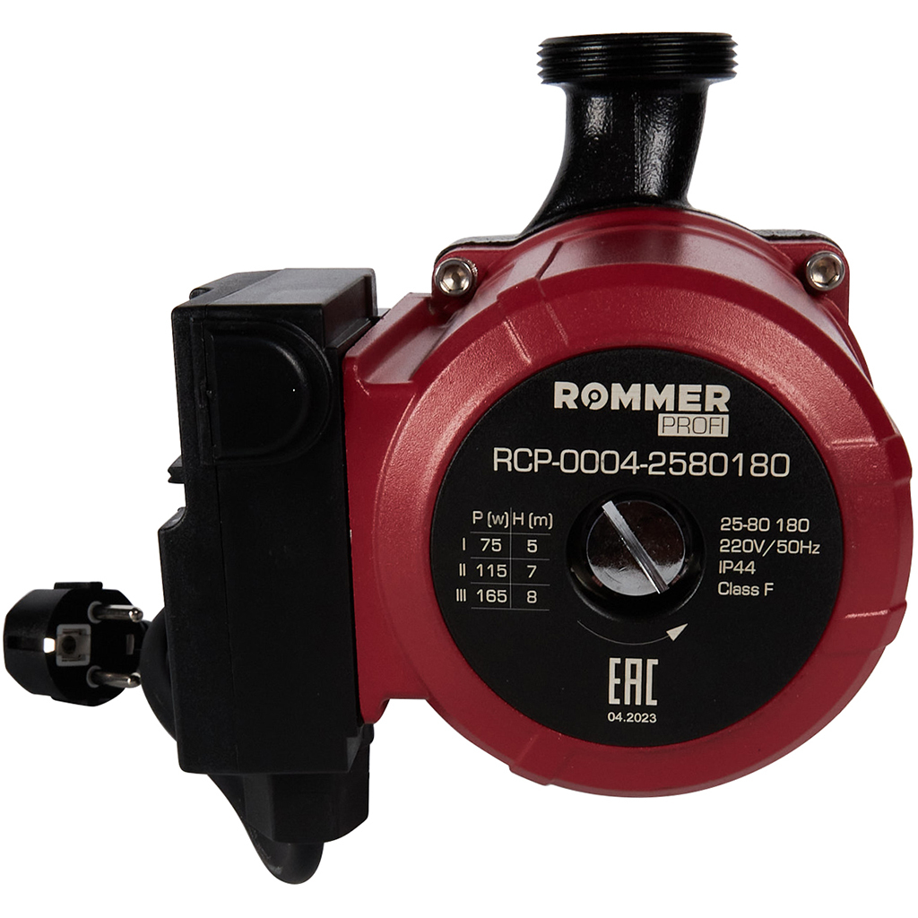 Циркуляционный насос ROMMER RCP-0004 25/80-180