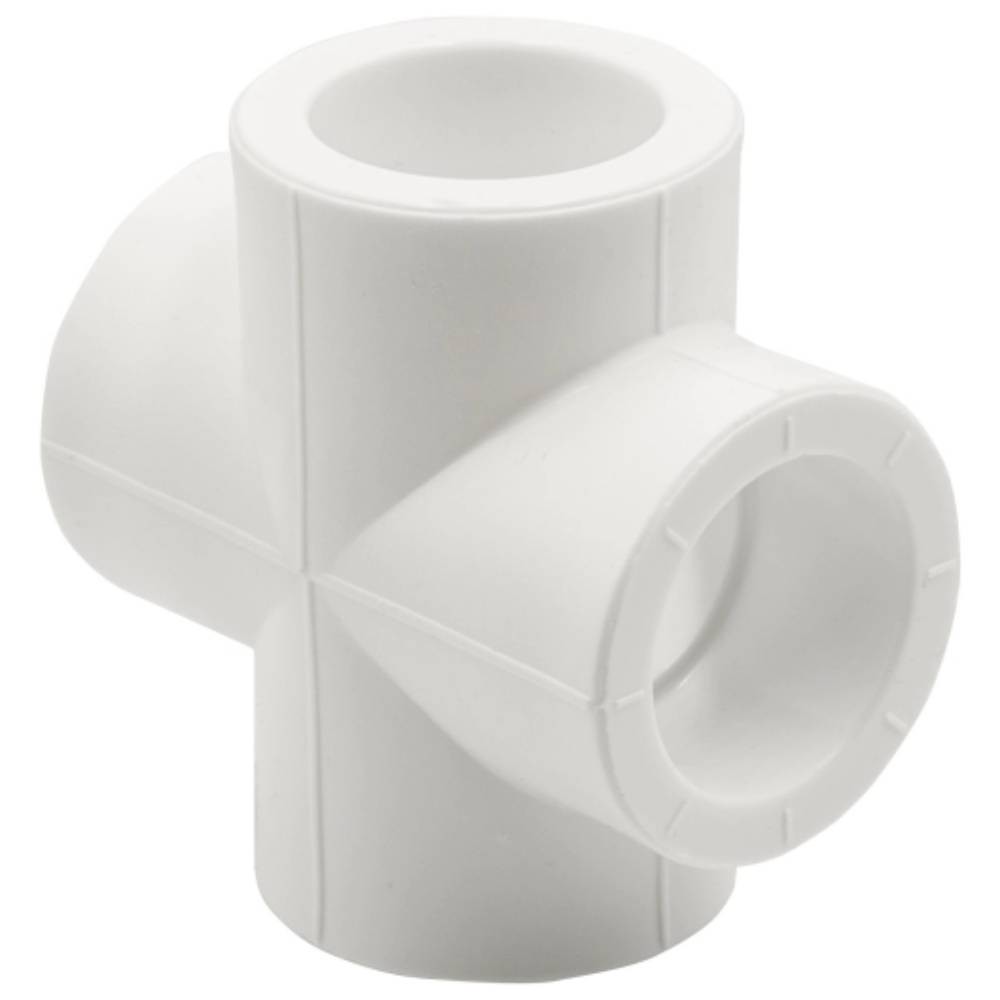 Крестовина THERMOLIGHT PP-R 25 белый (20/140)