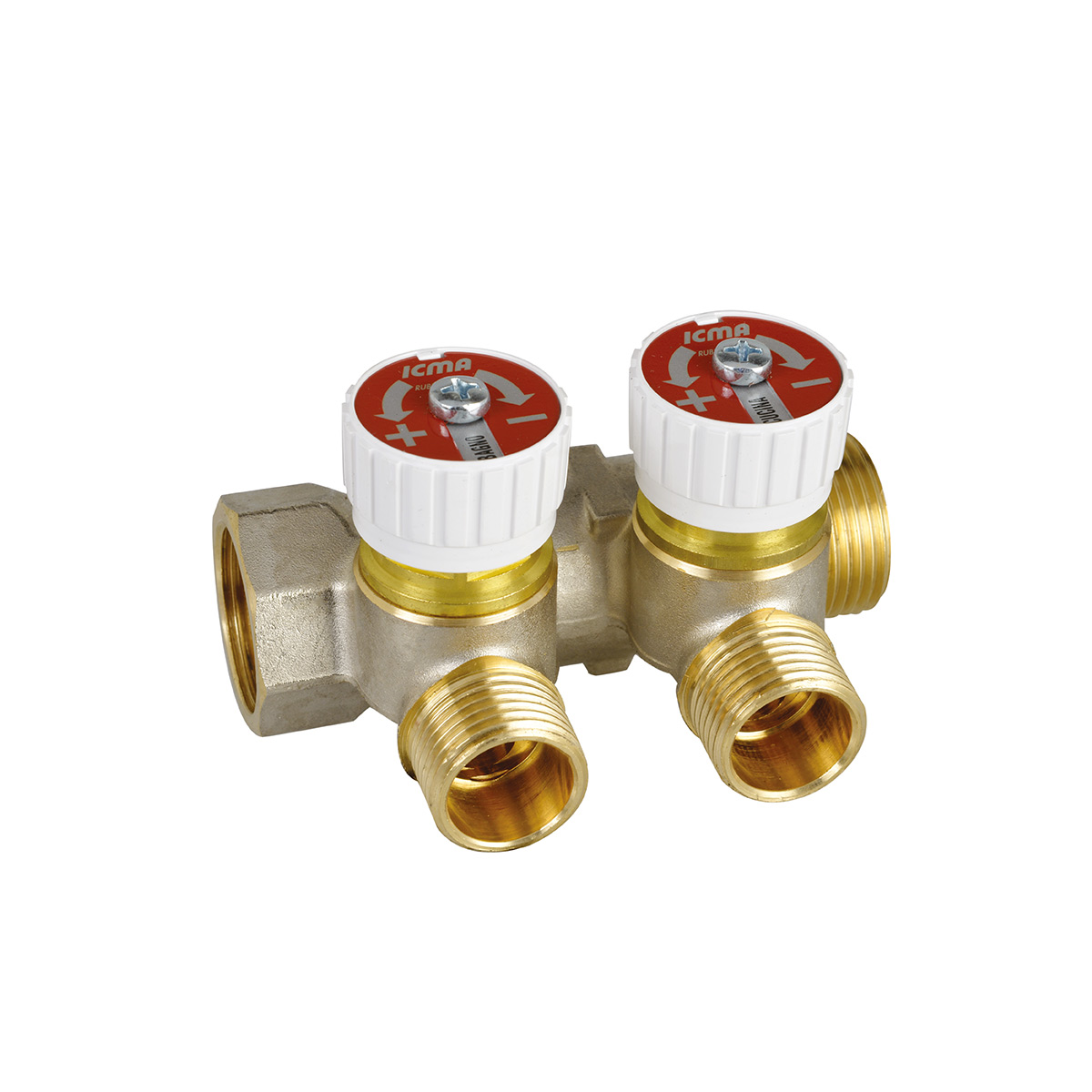 Коллектор Icma с регулирующими вентилями 3/4" 1/2" 227