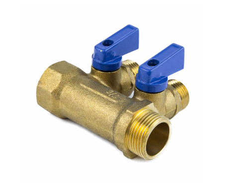 Коллектор лат шар/к син 3/4" м/р 2в 1/2" н/р 35мм Aquasfera 9025-01