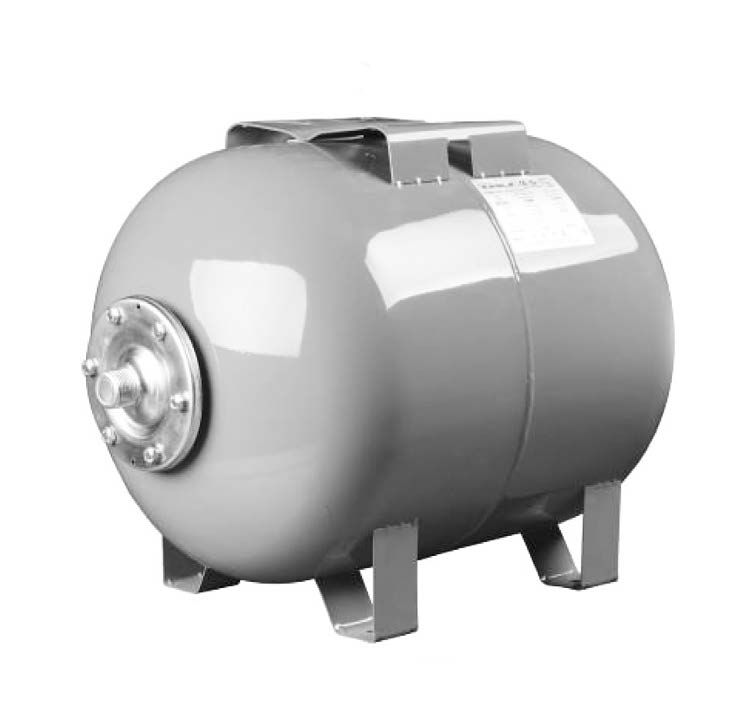 Бак мембранный Waterstry CW-Н 50 10bar -10 °C / + 99 °C 1" горизонтальный (серый)