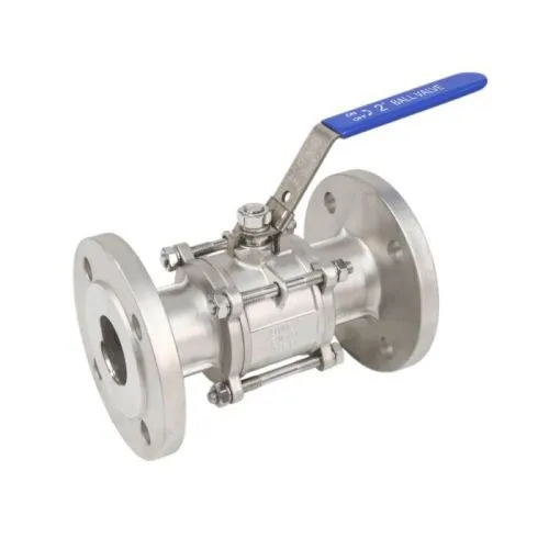 Кран шар Benarmo SS304 4131H 3-х сост Ду65 Ру16 фл полн
