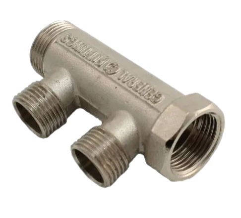 Коллектор General Fittings 3/4"в.р-н.р. - 2 - 1/2" н.р.