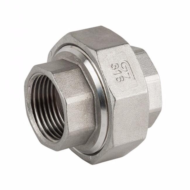 Муфта разъемная GENEBRE 0340 08, DN040 (1 1/2")  PN20, корпус - AISI316 (CF8M)  ВР-ВР