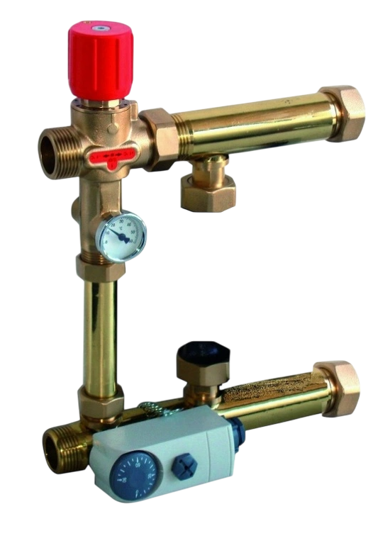 Узел смешения Uni-fitt ISOTHERM, с термосмесителем, DN25, 15 кВт.