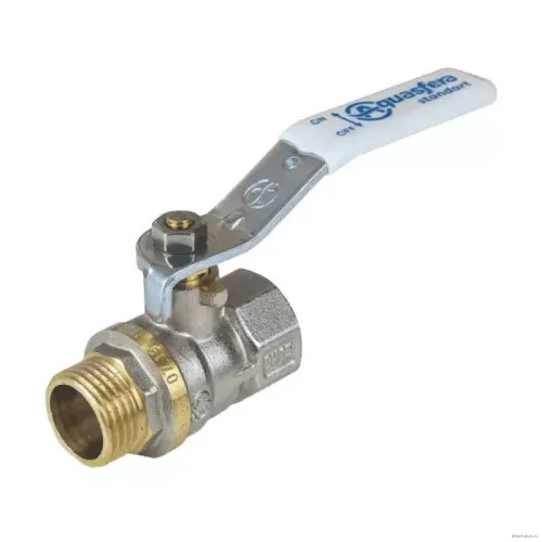 Кран шаровой Aquasfera латунь 1103 Standard нк Ду32 Ру20 м/р полн рыч 1103-04