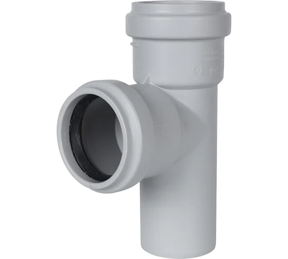 Тройник STOUT канализационный бесшумный D 58 x 58 / 45°