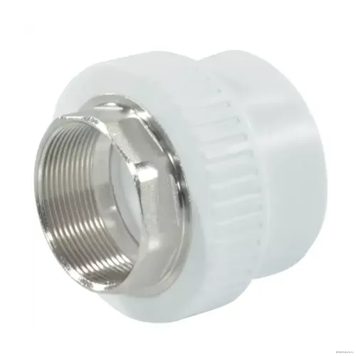 Муфта РосТурПласт PP-R бел комб п/ключ Дн63х2" ВР 10660