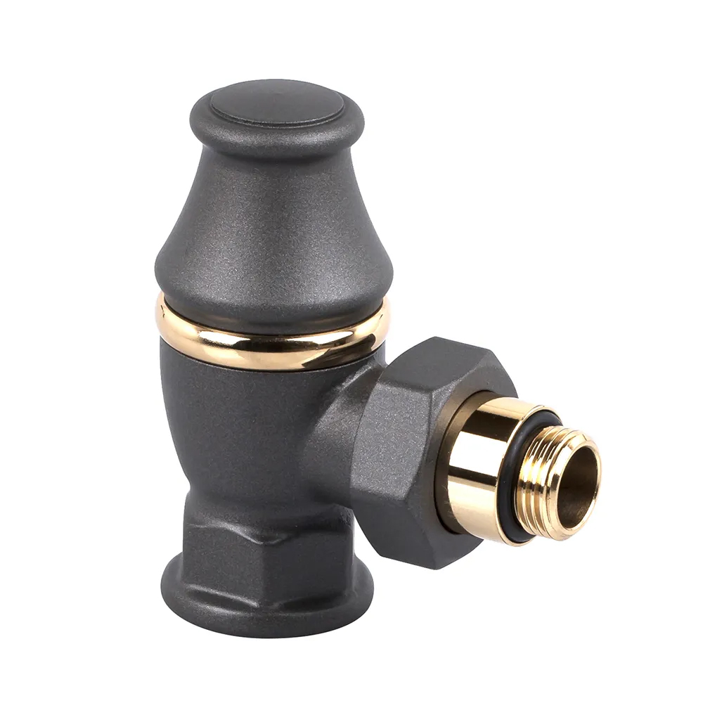 Вентиль нижний SR Rubinetterie Liberty угловой 1/2"x3/4" серый