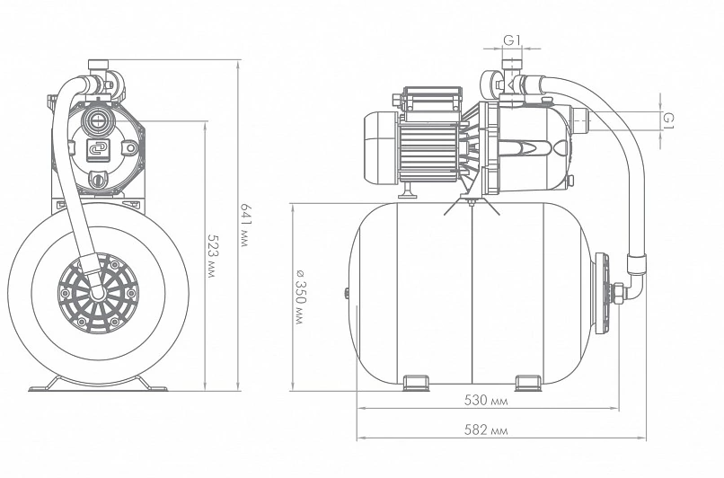 Насосная станция Джилекс ДЖАМБО 70/50 П-50