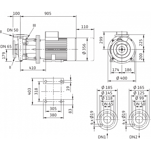 Насос Wilo BL 50/260-30/2