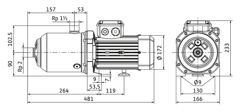 Насос Wilo MEDANA CH1-L.1604-1/E/E/10T