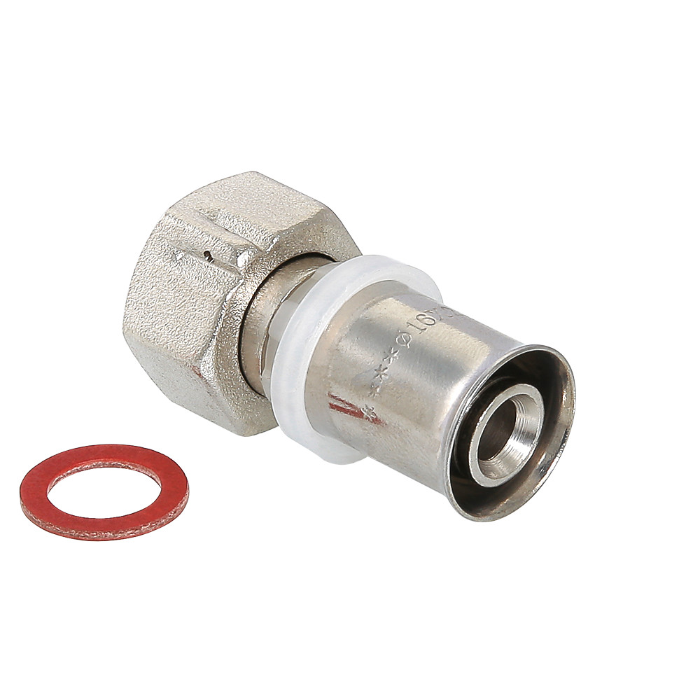 Пресс-фитинг с накидной гайкой Valtec VTM.222.N.003207