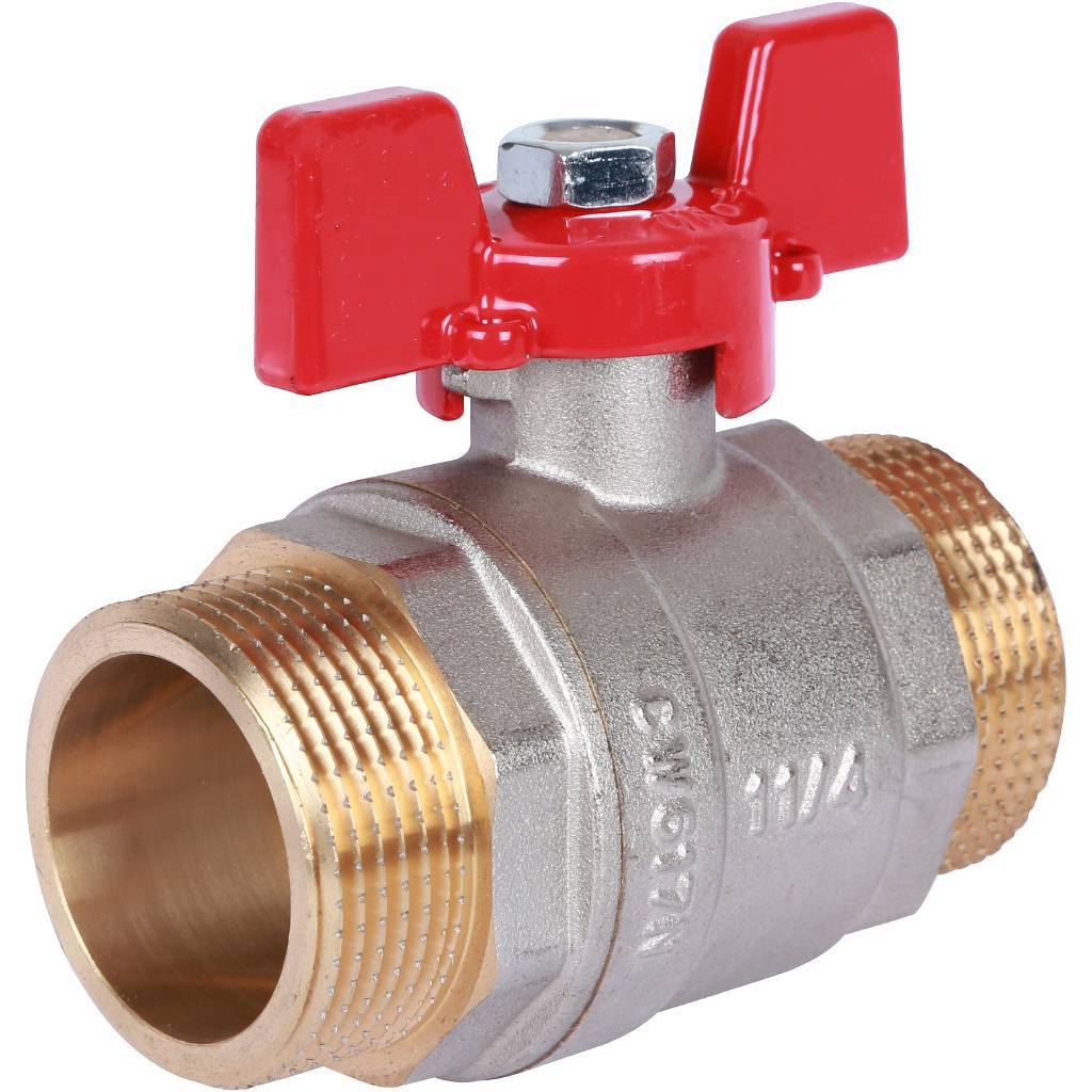 Шаровой кран ROMMER 1 1/4" НР/НР RBV-0007-0410232