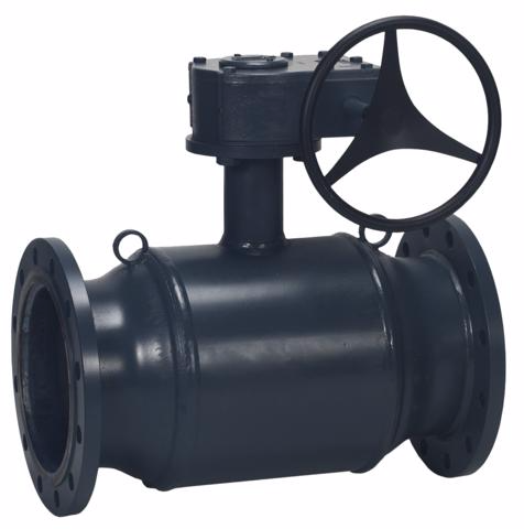 Кран шаровой Danfoss JIP Premium FF Ду150 Ру16 с редуктором