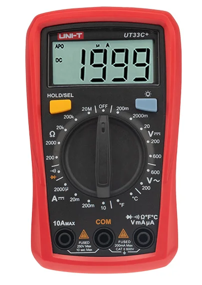 Портативный мультиметр UNI-T UT33C+