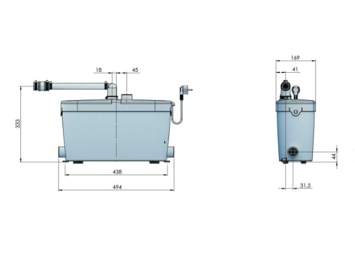 Установка насосная канализационная SFA SANIACCESS Pump (1х220В; 0,40кВт)